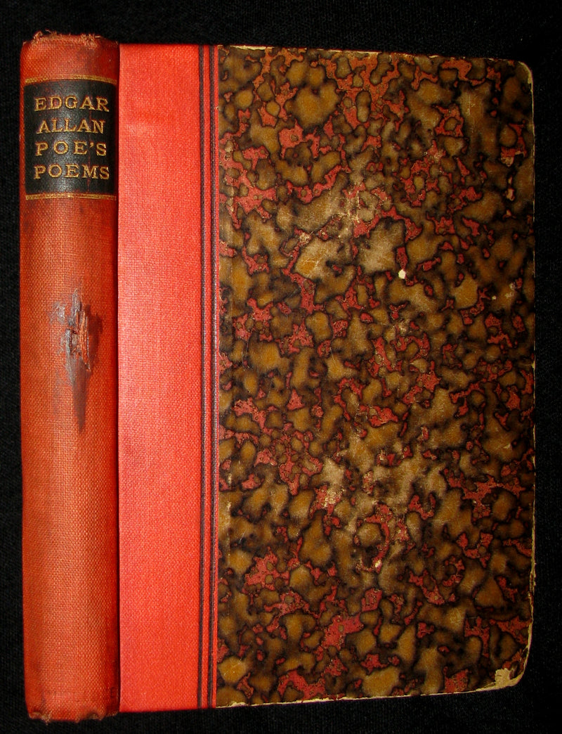 1887 Rare Book - Poems by Edgar Allan POE (The Raven, Lenore, Ulalume, ...)