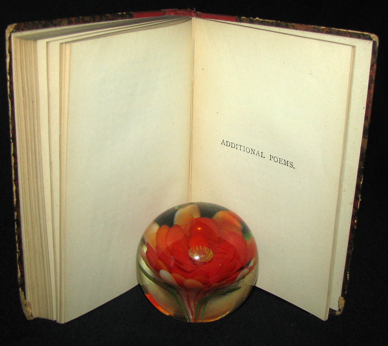 1887 Rare Book - Poems by Edgar Allan POE (The Raven, Lenore, Ulalume, ...)