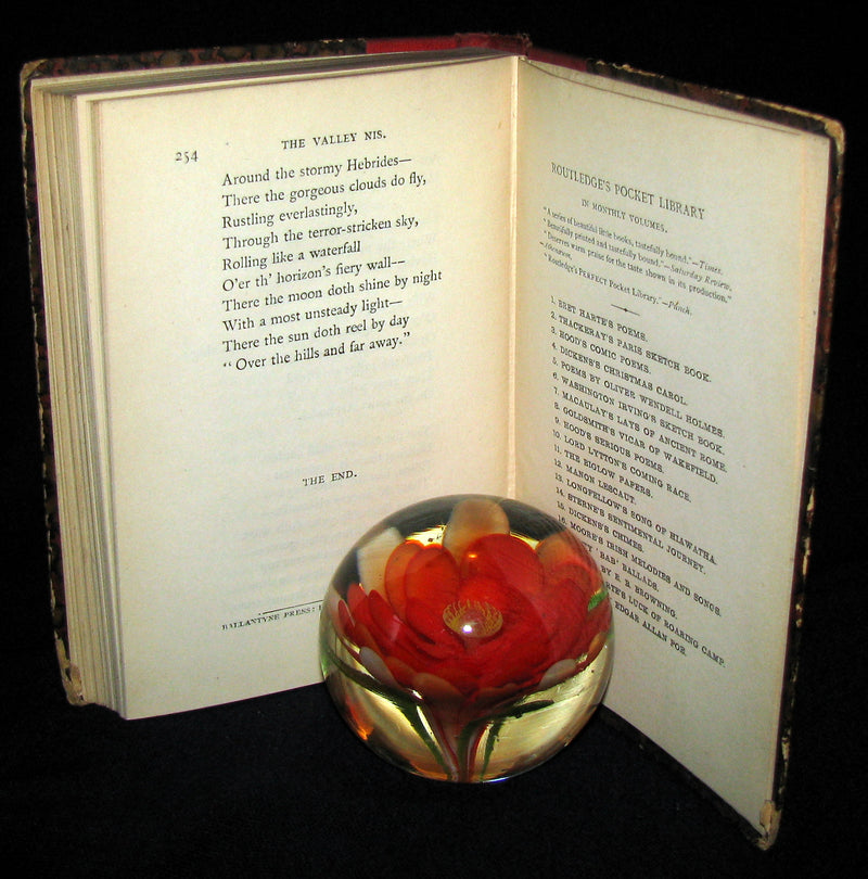 1887 Rare Book - Poems by Edgar Allan POE (The Raven, Lenore, Ulalume, ...)