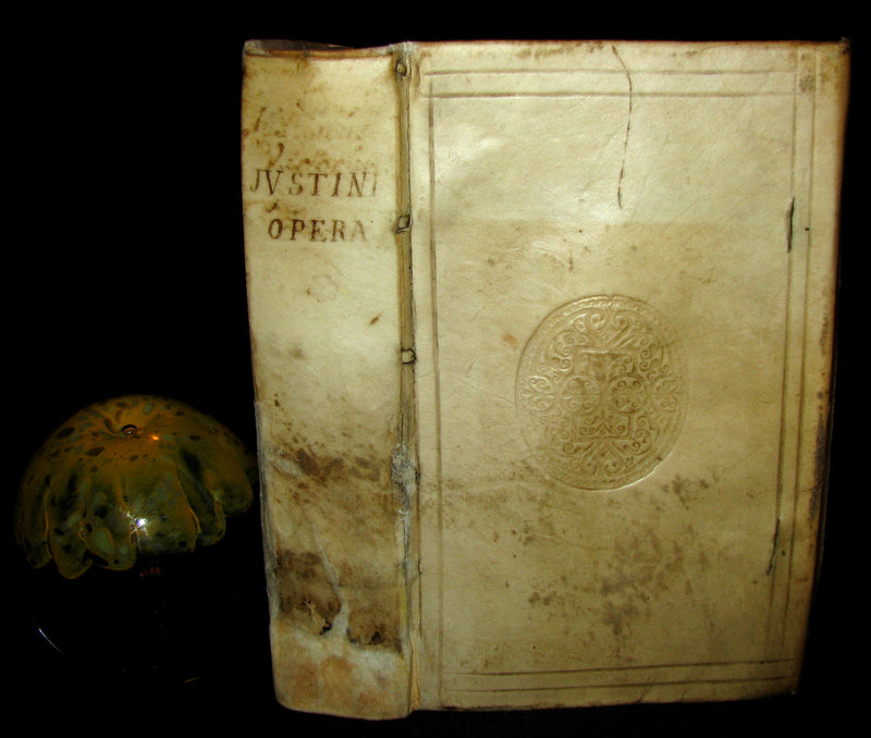 1669 Rare Latin vellum Book - Justin's History of the Kings of Macedonia - Justinus