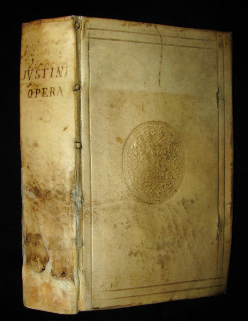 1669 Rare Latin vellum Book - Justin's History of the Kings of Macedonia - Justinus