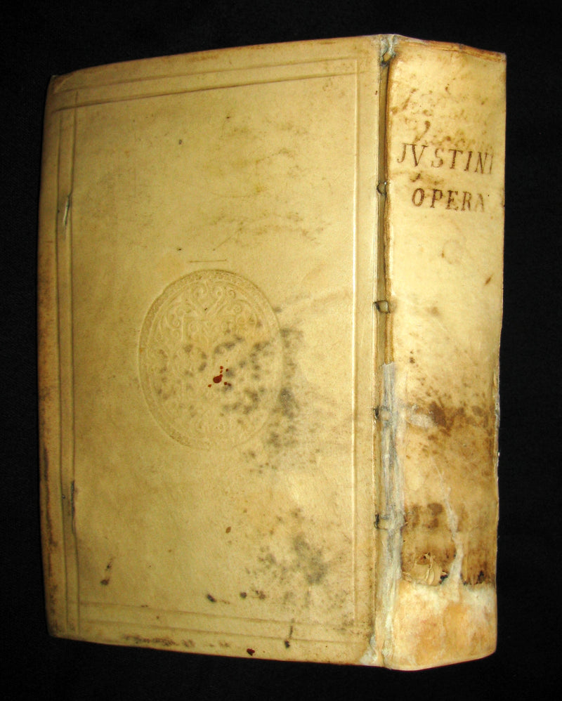 1669 Rare Latin vellum Book - Justin's History of the Kings of Macedonia - Justinus