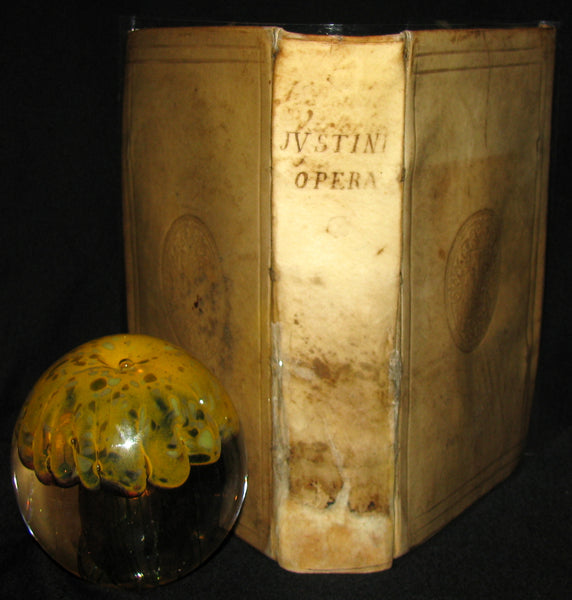 1669 Rare Latin vellum Book - Justin's History of the Kings of Macedonia - Justinus