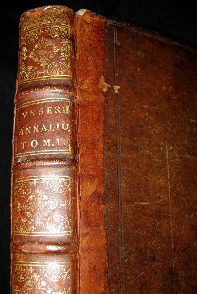 1650 Scarce 1stED Latin Book - Ussher Chronology -  James Ussher Annals of the Old Testament