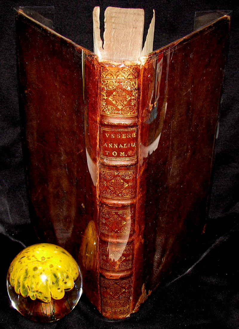 1650 Scarce 1stED Latin Book - Ussher Chronology -  James Ussher Annals of the Old Testament