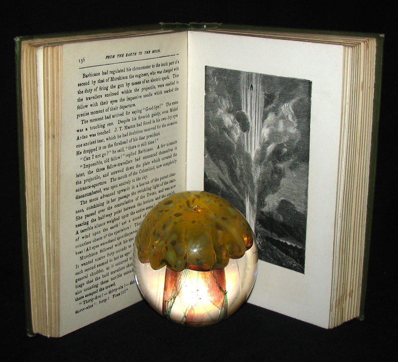 1907 Rare Book - JULES VERNE - From the Earth to the Moon, Direct in 97 hours 20 minutes