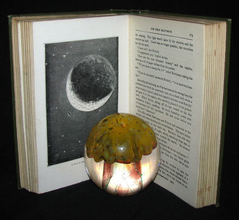 1907 Rare Book - JULES VERNE - From the Earth to the Moon, Direct in 97 hours 20 minutes