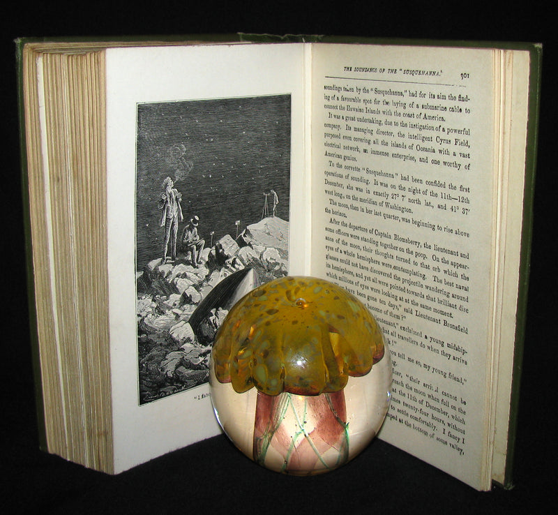 1907 Rare Book - JULES VERNE - From the Earth to the Moon, Direct in 97 hours 20 minutes