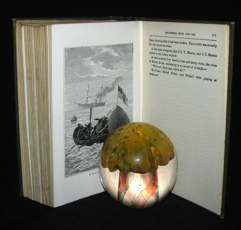 1907 Rare Book - JULES VERNE - From the Earth to the Moon, Direct in 97 hours 20 minutes