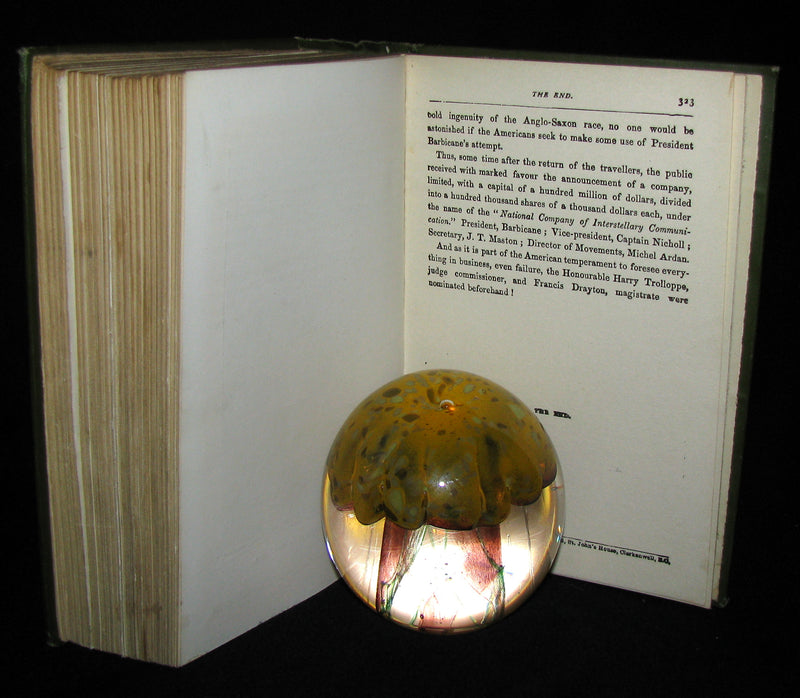 1907 Rare Book - JULES VERNE - From the Earth to the Moon, Direct in 97 hours 20 minutes