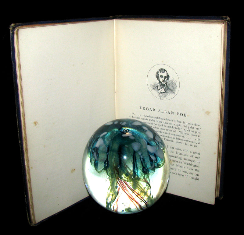 1860 Rare Victorian Book - The Poetical Works of EDGAR ALLAN POE. Illustrated.