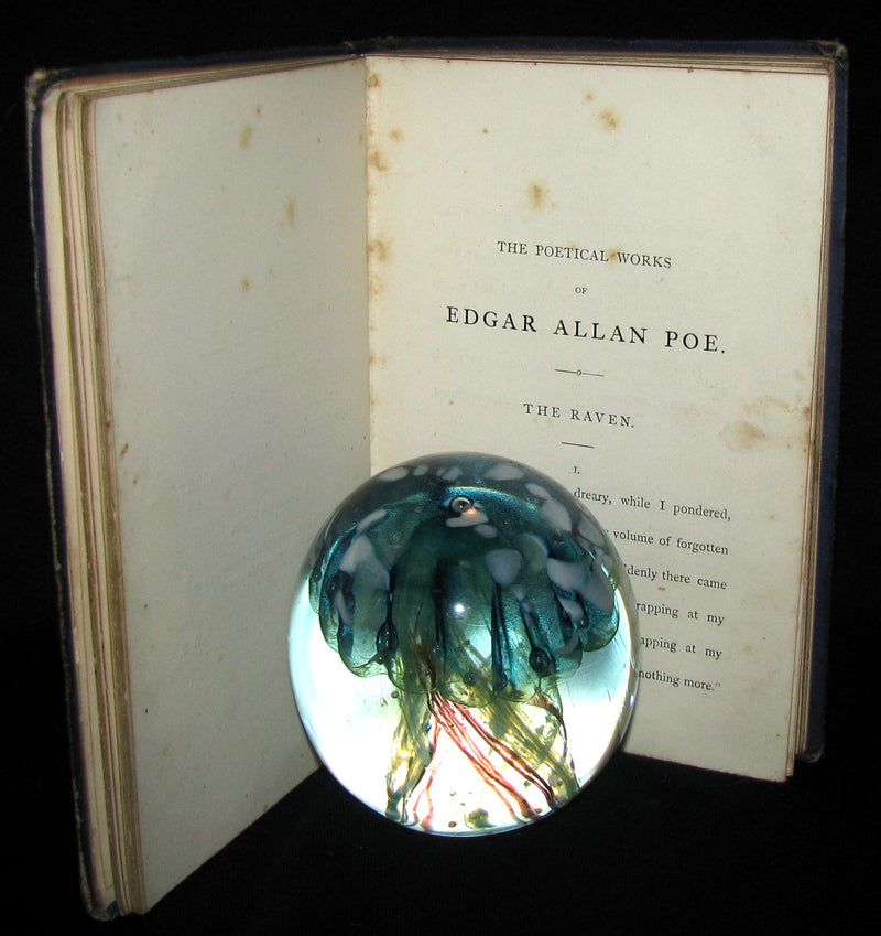 1860 Rare Victorian Book - The Poetical Works of EDGAR ALLAN POE. Illustrated.