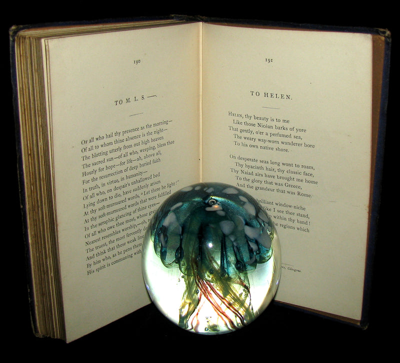 1860 Rare Victorian Book - The Poetical Works of EDGAR ALLAN POE. Illustrated.