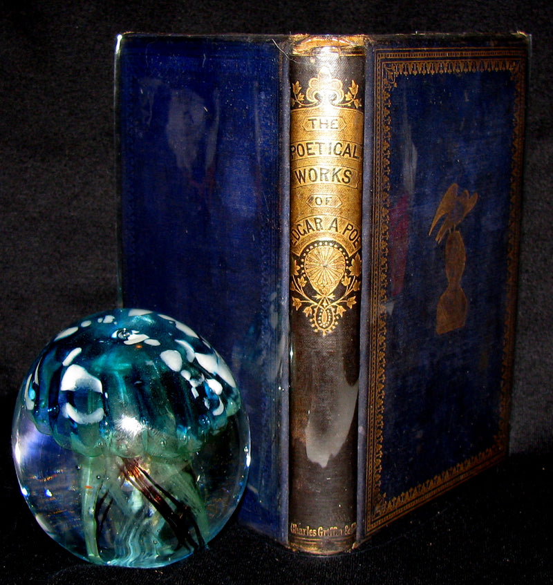 1860 Rare Victorian Book - The Poetical Works of EDGAR ALLAN POE. Illustrated.