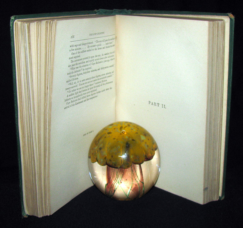 1875 Rare Victorian Book - JULES VERNE - The FUR COUNTRY or Seventy Degrees North Latitude