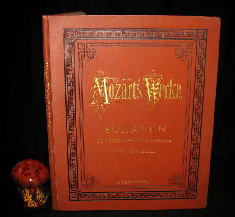 1880's Very Rare Victorian edition of Wolfgang Amadeus MOZART 's SONATAS - Music scores