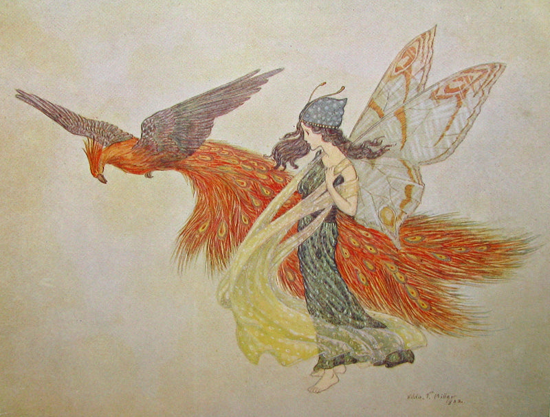 1923 Rare Book - The Rose Fyleman Fairy Book Illustrated by Hilda T. Miller. First Edition.