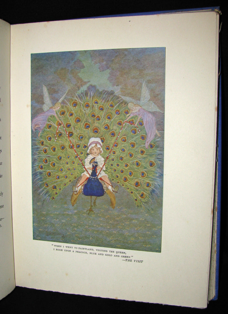 1923 Rare Book - The Rose Fyleman Fairy Book Illustrated by Hilda T. Miller. First Edition.