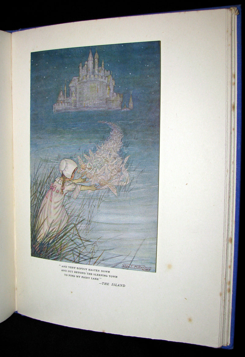 1923 Rare Book - The Rose Fyleman Fairy Book Illustrated by Hilda T. Miller. First Edition.