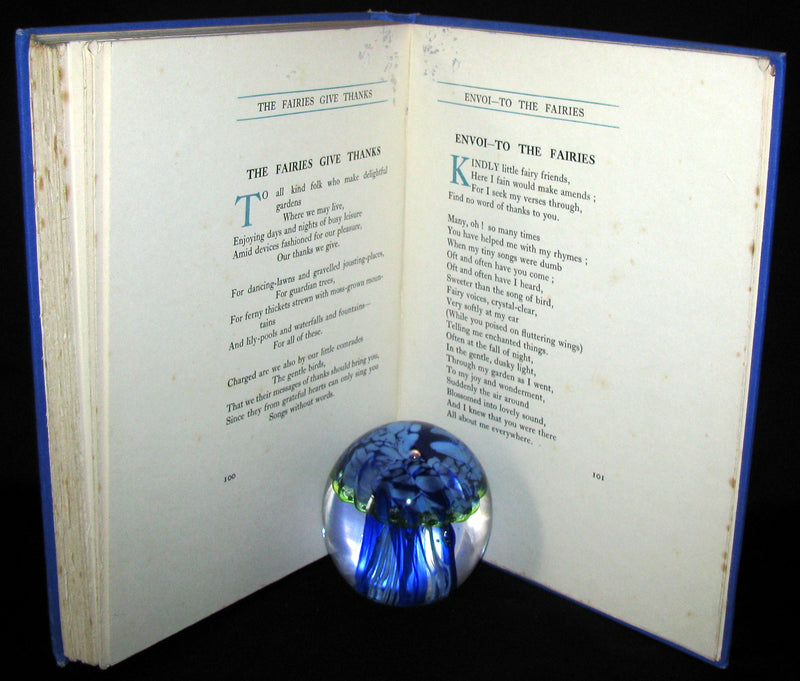 1923 Rare Book - The Rose Fyleman Fairy Book Illustrated by Hilda T. Miller. First Edition.