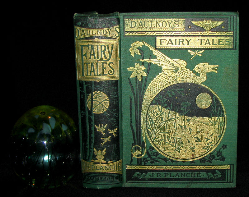 1881 Rare Victorian Book - Fairy Tales by The Countess d'Aulnoy