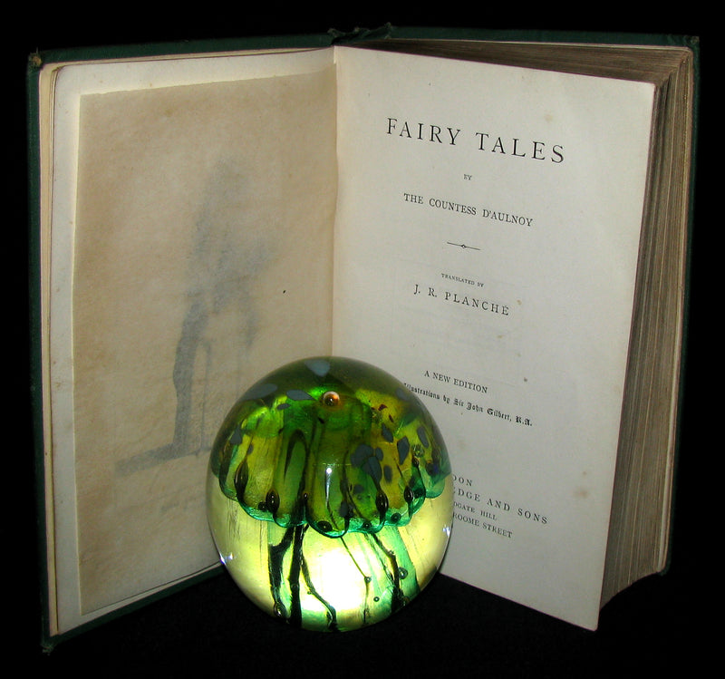 1881 Rare Victorian Book - Fairy Tales by The Countess d'Aulnoy