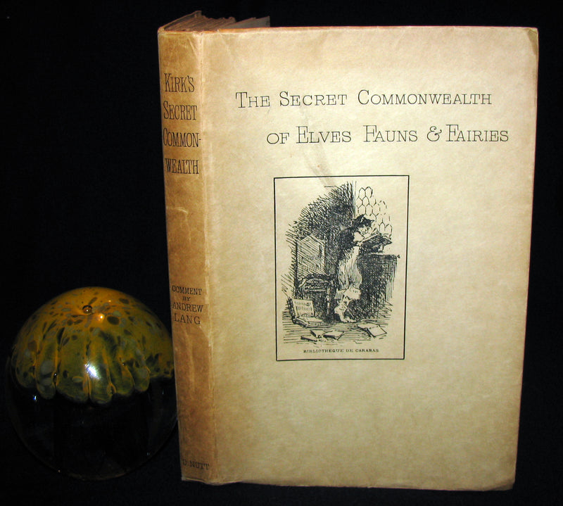 1893 Scarce Victorian Book - The Secret Commonwealth of Elves, Fauns & Fairies by Robert Kirk