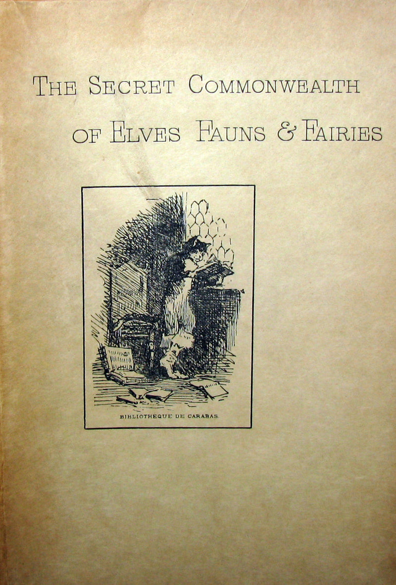 1893 Scarce Victorian Book - The Secret Commonwealth of Elves, Fauns & Fairies by Robert Kirk