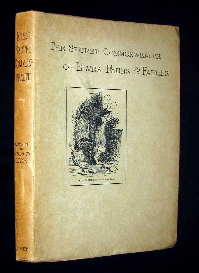 1893 Scarce Victorian Book - The Secret Commonwealth of Elves, Fauns & Fairies by Robert Kirk