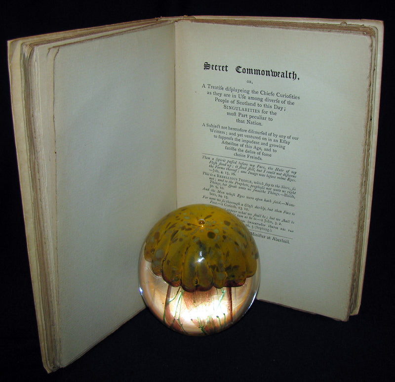 1893 Scarce Victorian Book - The Secret Commonwealth of Elves, Fauns & Fairies by Robert Kirk