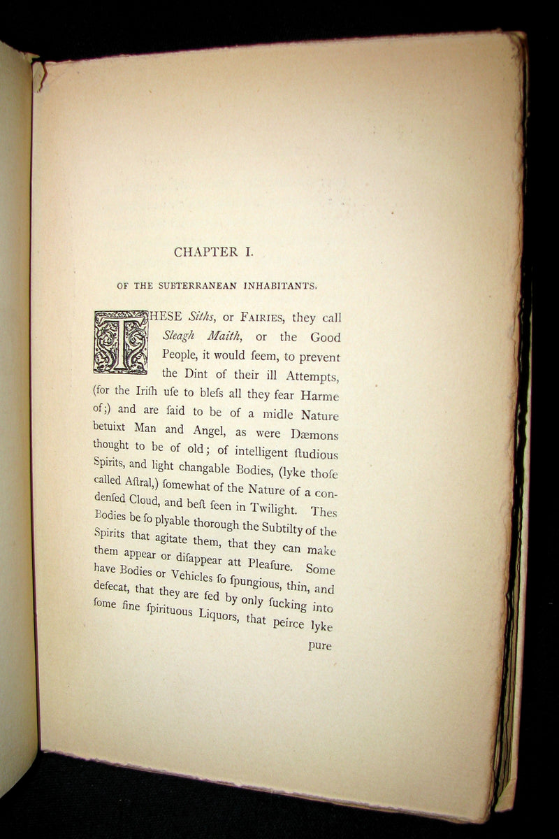 1893 Scarce Victorian Book - The Secret Commonwealth of Elves, Fauns & Fairies by Robert Kirk
