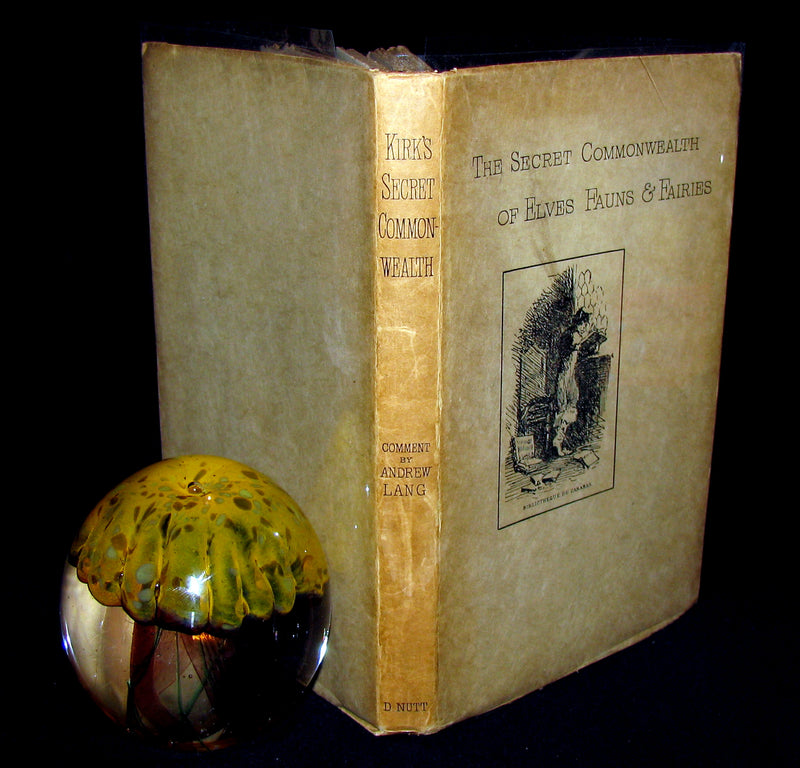 1893 Scarce Victorian Book - The Secret Commonwealth of Elves, Fauns & Fairies by Robert Kirk