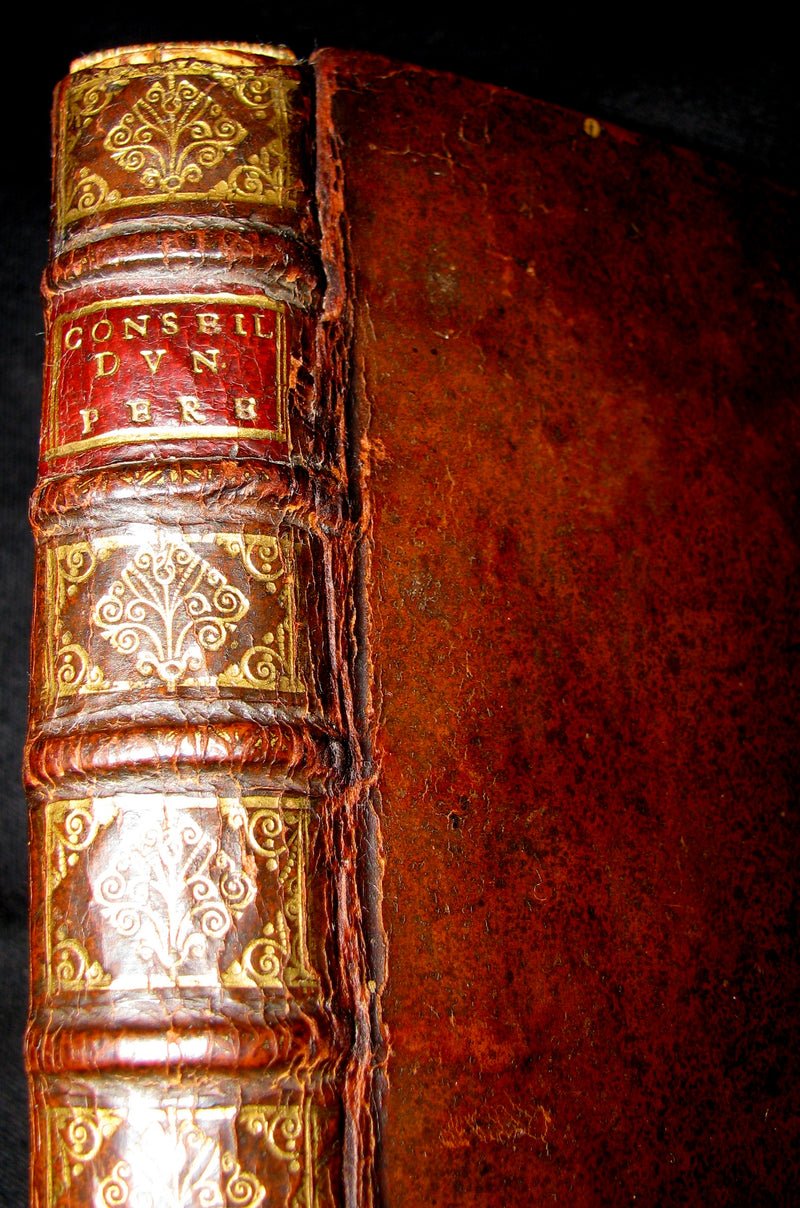 1695 Scarce French Book ~ Les Conseils d'un Père à ses Enfans. Sur les divers états de la vie.