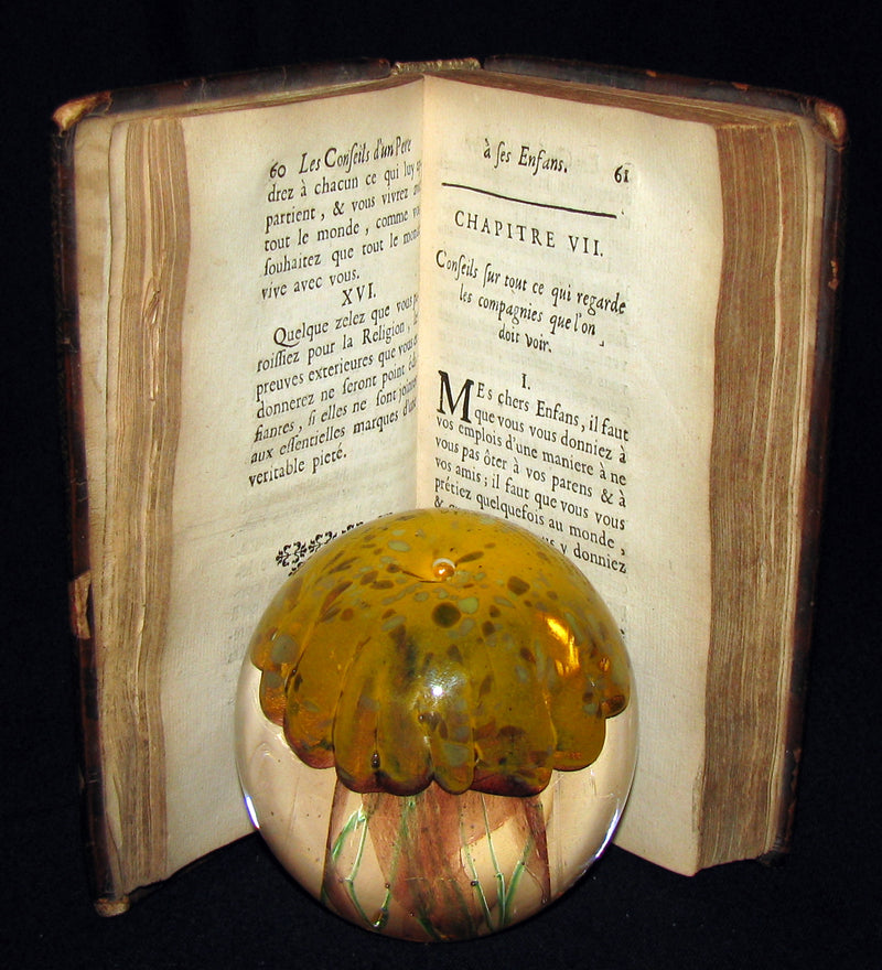 1695 Scarce French Book ~ Les Conseils d'un Père à ses Enfans. Sur les divers états de la vie.