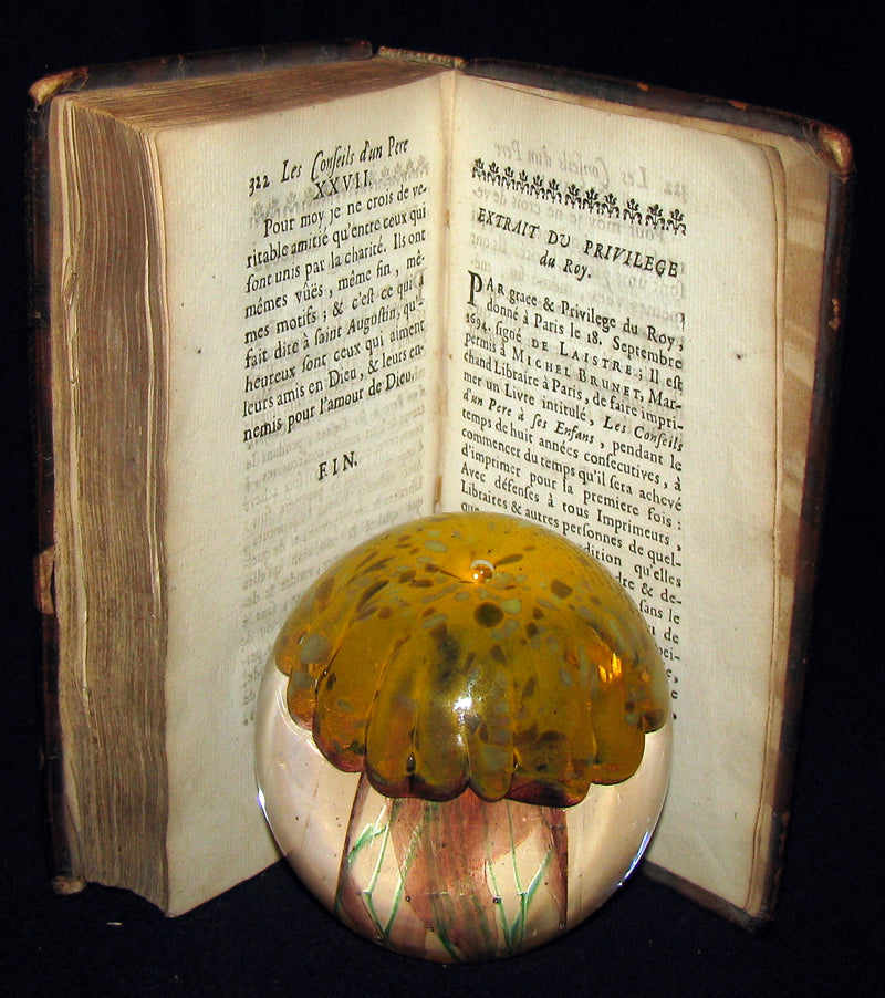 1695 Scarce French Book ~ Les Conseils d'un Père à ses Enfans. Sur les divers états de la vie.