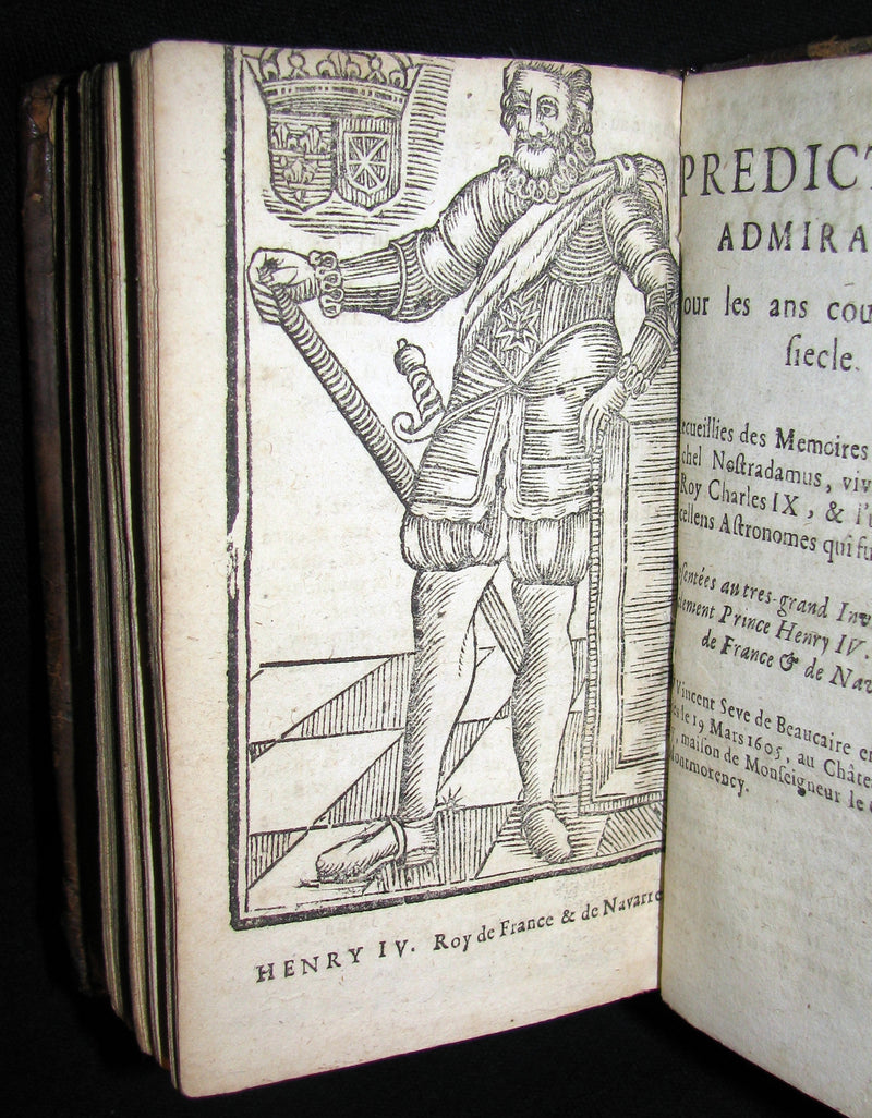 1689 Scarce French Book ~ NOSTRADAMUS ~ Les Vrayes Centuries et Propheties.