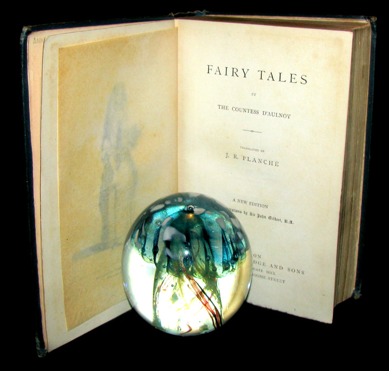 1881 Rare Victorian Book - Fairy Tales by The Countess d'Aulnoy