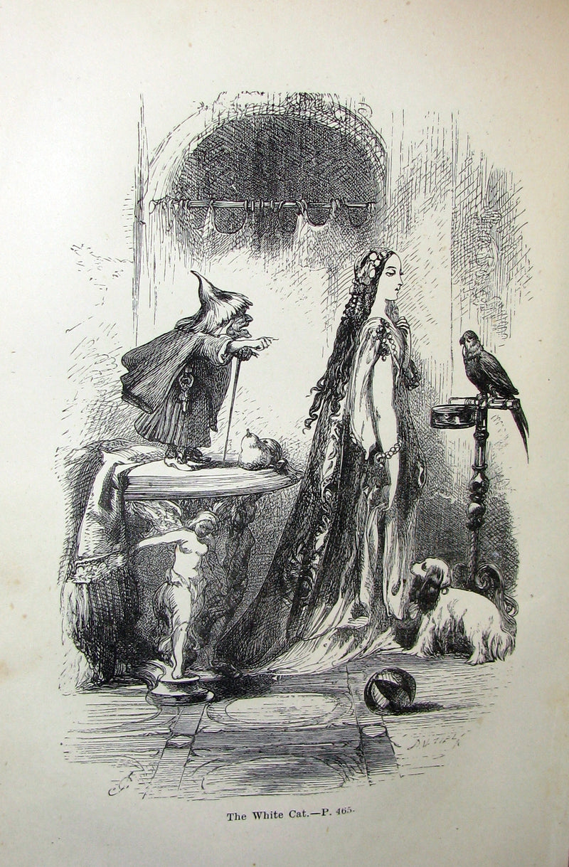 1881 Rare Victorian Book - Fairy Tales by The Countess d'Aulnoy