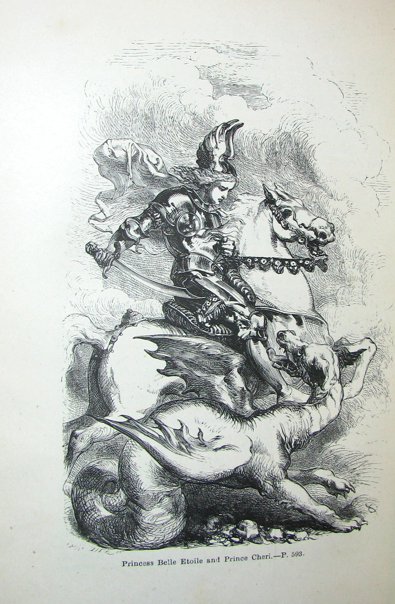 1881 Rare Victorian Book - Fairy Tales by The Countess d'Aulnoy