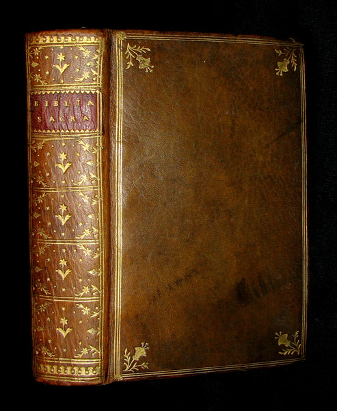 1682 Rare Latin Bible - Biblia Sacra Vulgate Holy Bible Cologne Netherlands Sixtus V Clement VIII