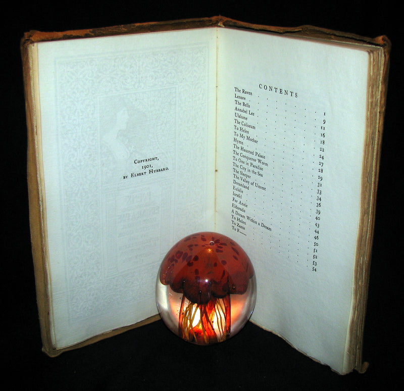 1901 Rare Book -The Roycrofters Edition of the Poems by Edgar Allan POE