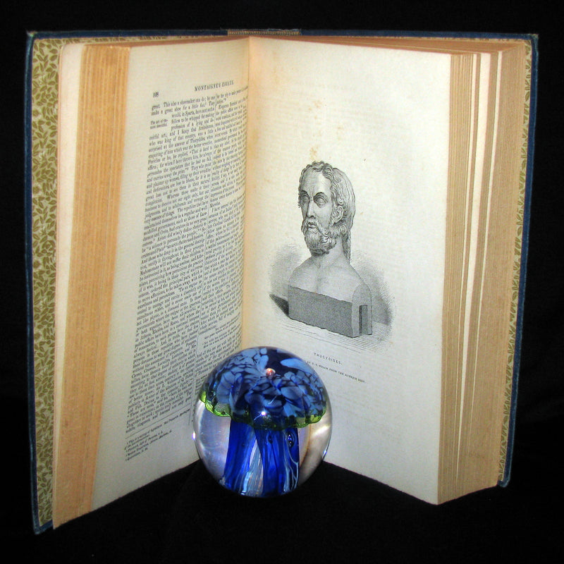 1888 Rare Victorian Book - The Complete Works of Michel De Montaigne Comprising His Essays