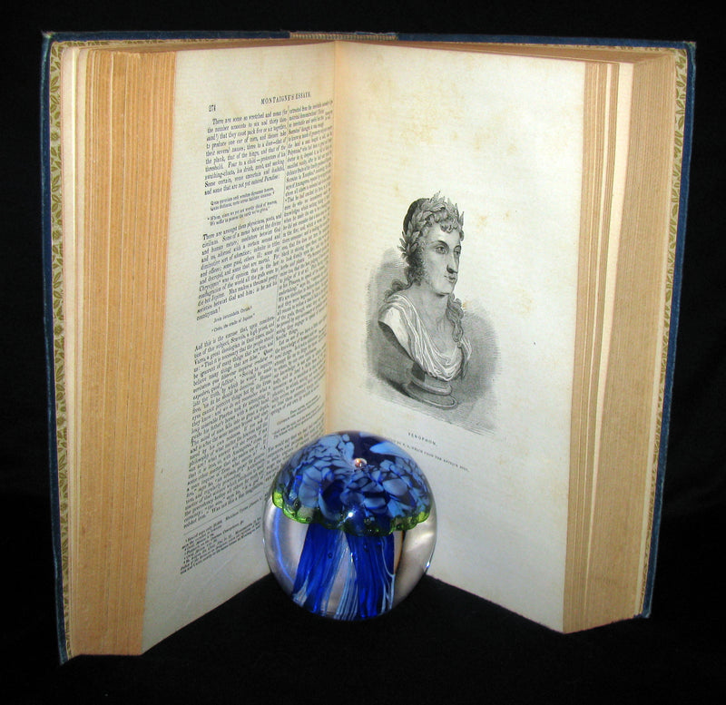 1888 Rare Victorian Book - The Complete Works of Michel De Montaigne Comprising His Essays
