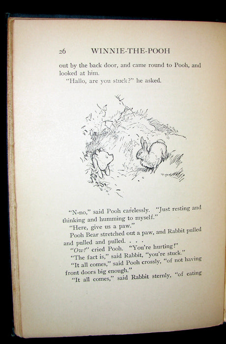 1926  First Edition - A. A. Milne & Ernest H. Shepard -  WINNIE-THE-POOH