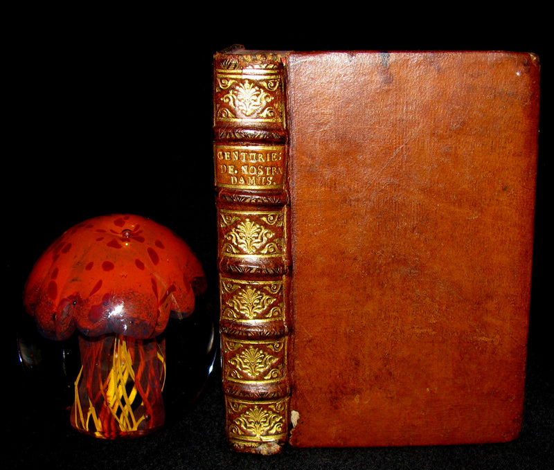 1689 Scarce French Book - NOSTRADAMUS, Les Vrayes Centuries et Propheties published by Volcker.