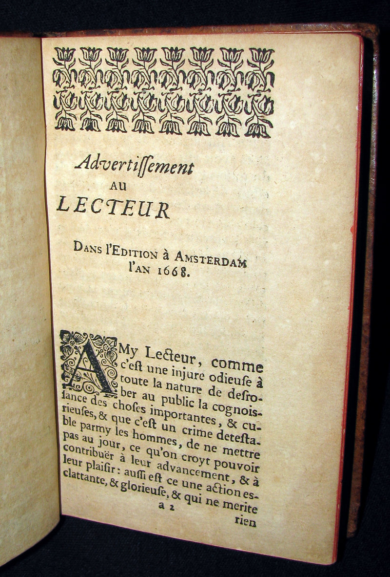 1689 Scarce French Book - NOSTRADAMUS, Les Vrayes Centuries et Propheties published by Volcker.