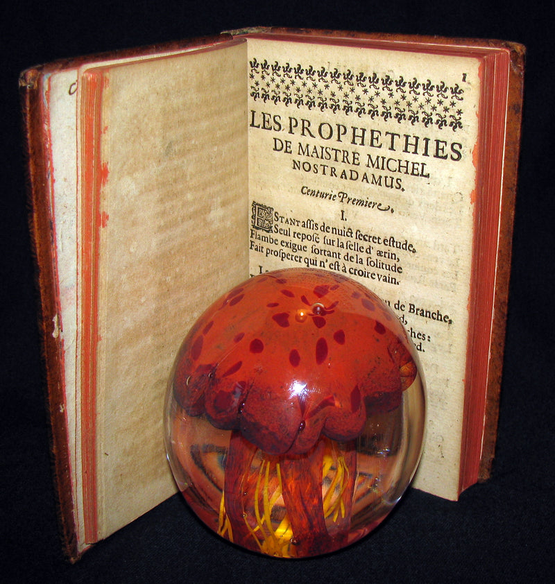 1689 Scarce French Book - NOSTRADAMUS, Les Vrayes Centuries et Propheties published by Volcker.