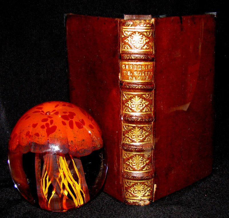 1689 Scarce French Book - NOSTRADAMUS, Les Vrayes Centuries et Propheties published by Volcker.