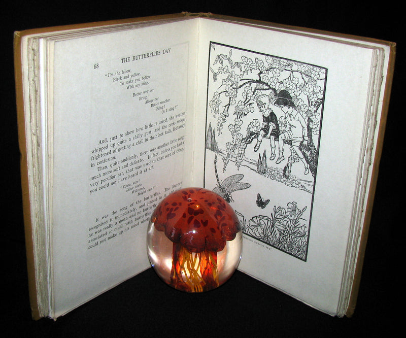 1921 Rare Book - The Butterflies' Day Illustrated by Hilda T. Miller. First Edition.