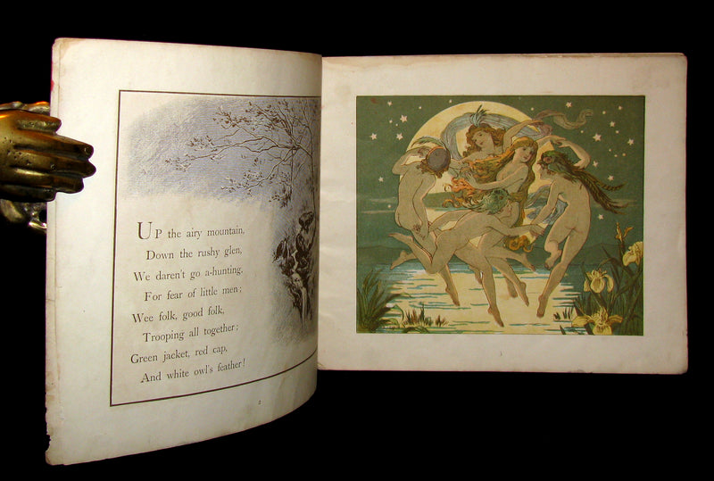 1883 Scarce Book - The FAIRIES – A Child’s Song by William Allingham Illustrated by E. Gertrude Thomson. 1stED.